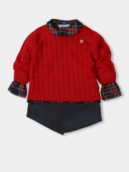 Mac ilusion Three Piece Set - Jumper, shirt & Shorts - 8727