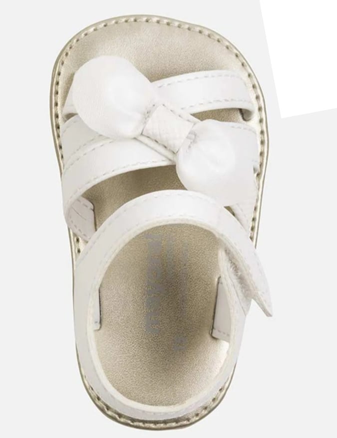 Mayoral summer sandals for newborn baby girl