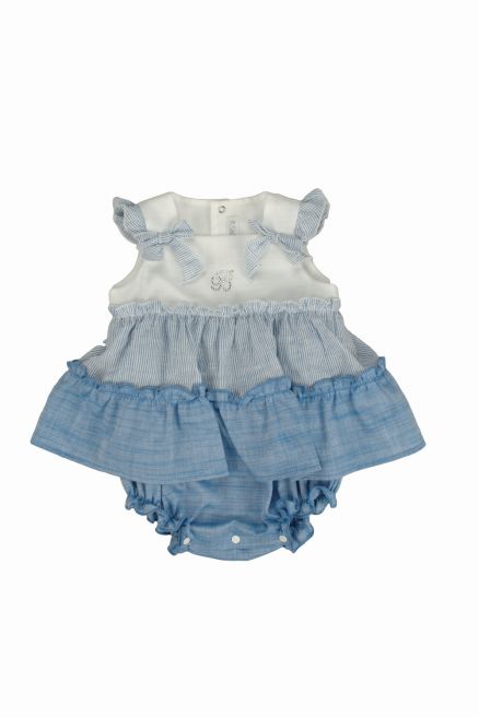 Barcellino Stunning Summer Baby Romper Dress - 9444