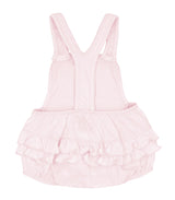 Rapife Girls Two Piece Dungaree Set With Frilly Bum 877
