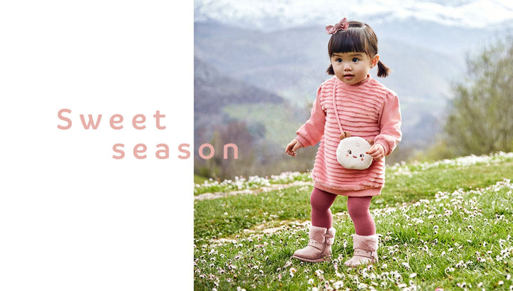 Mayoral Faux fur dress with bag baby 2950