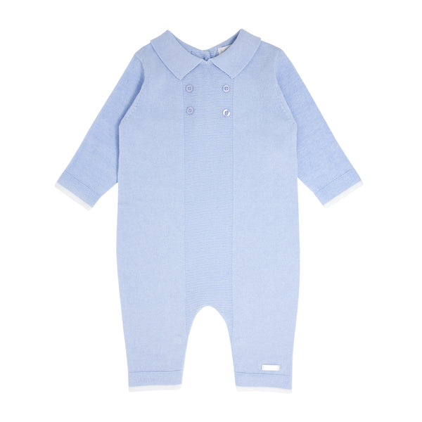 Blues Baby Knitted All In One Romper - BB0086