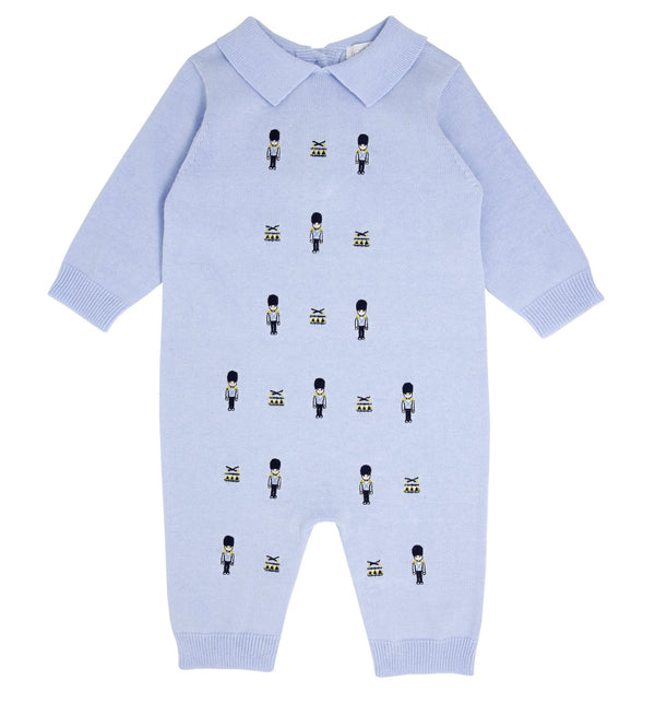Blues Baby Knitted Soldier Romper - BB0090