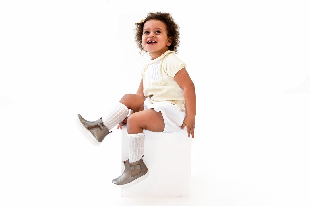 Blues Baby Lemon & White Unisex Bloomer Set - BB0401