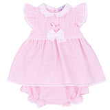 Blues Baby Girls Seersucker Dress & Bloomers - BB1038