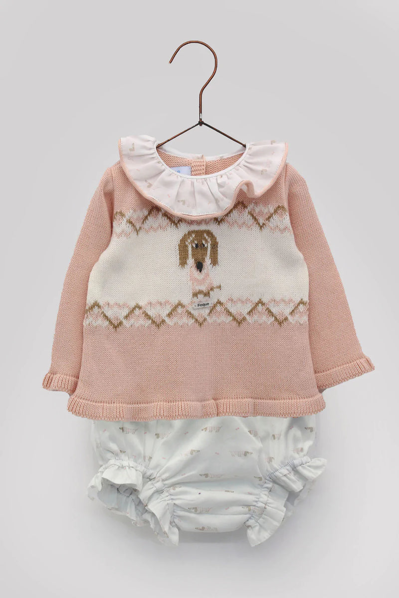 Foque Dachshund Jumper & Jam Pants Set Sausage Dog - 2224516