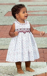 Sarah Louise - Dani Smocked Summer Dress For Baby Girls
