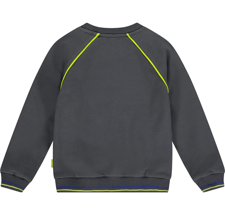Mitch & Son "Gray" Crewneck Tracksuit With Contrast Piping - MS22605