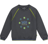 Mitch & Son "Gray" Crewneck Tracksuit With Contrast Piping - MS22605