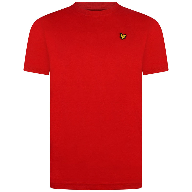 Lyle & Scott Red T-shirt With Logo - LSC0003 TANGO RED