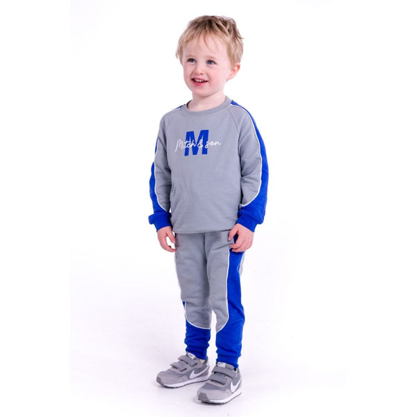 Mitch & Son Signature Grey & Royal Blue Jogging Set - South Frederick - Winter 2021