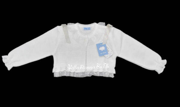 Mac ilusion Girls Ivory Cardigan