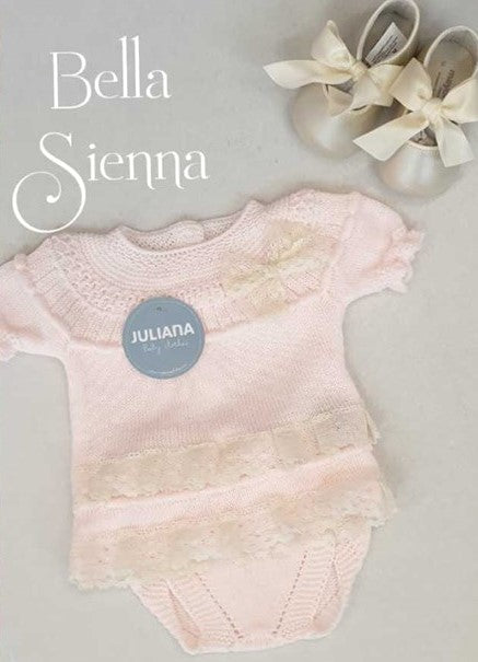 Juliana Fine Knitted Two-Piece Set For Newborn Baby Girl J559