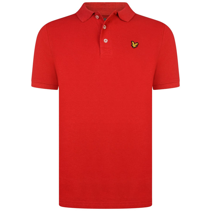 Lyle & Scott Red Polo T-shirt - LSC0145 - TANGO RED