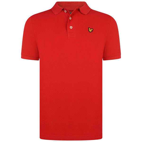 Lyle & Scott Red Polo T-shirt - LSC0145 - TANGO RED