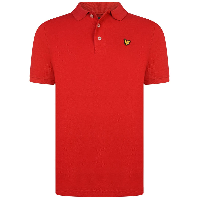Lyle & Scott Red Polo T-shirt - LSC0145 - TANGO RED