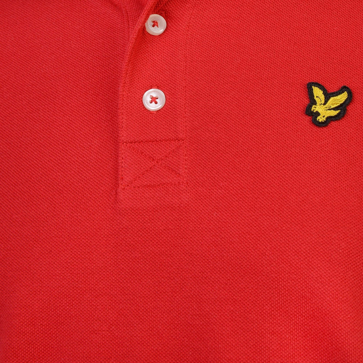 Lyle & Scott Red Polo T-shirt - LSC0145 - TANGO RED