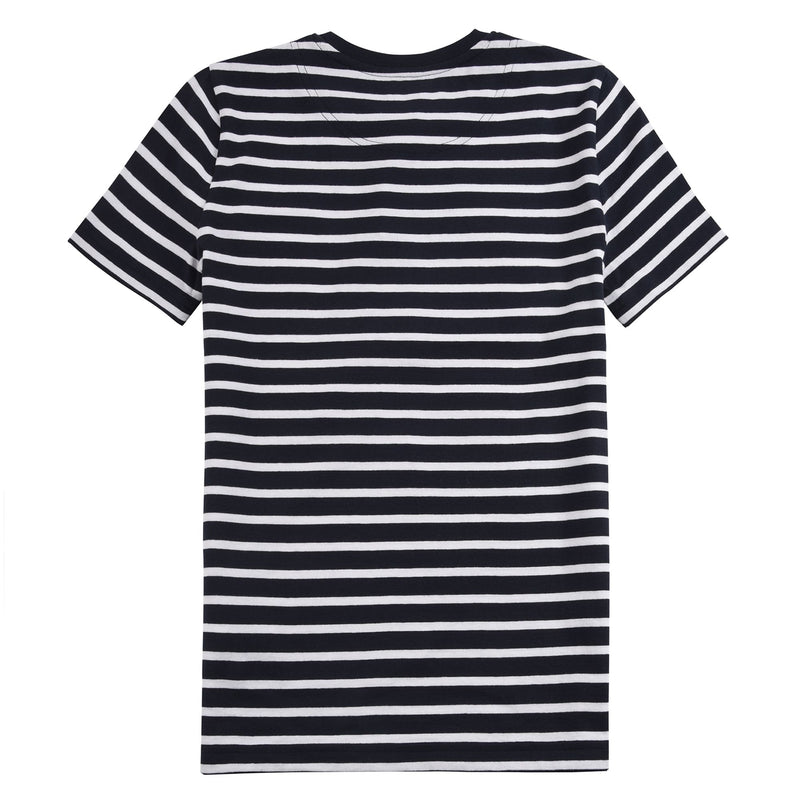 Lyle & Scott Navy & White Stripe T-shirt - LSC0982