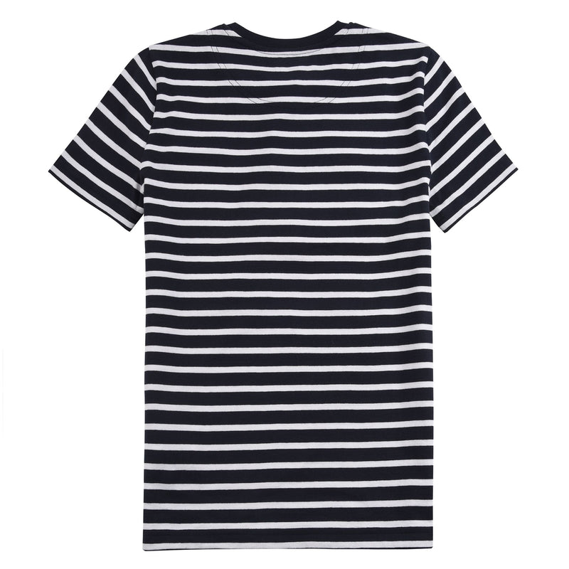 Lyle & Scott Navy & White Stripe T-shirt - LSC0982