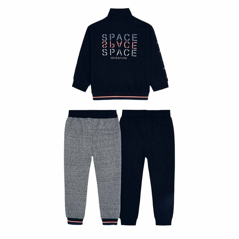 MAYORAL Boys Black 3 Piece Tracksuit 4834