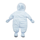 Mintini Boys Blue Snowsuit With Soft Faux Fur Trim - MB4957