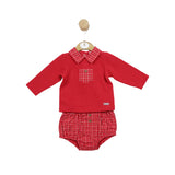 Mintini Red Top & Jam Pants Set - MB5118