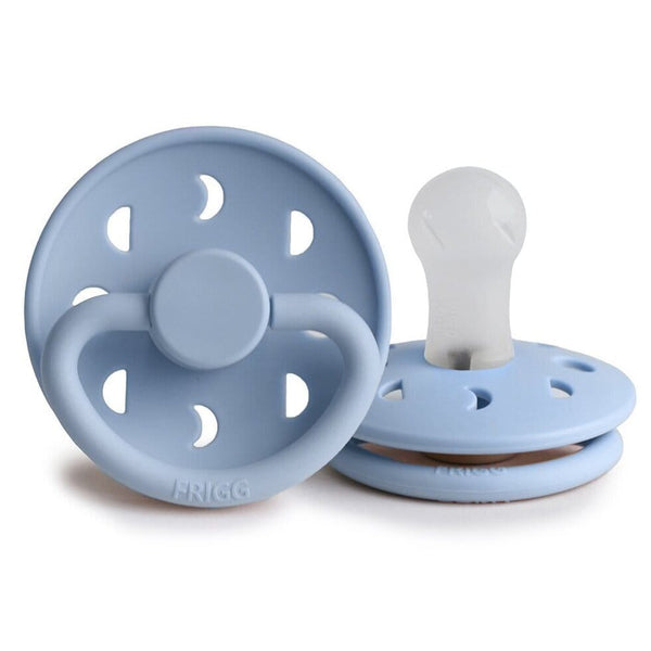FRIGG Pacifier - Dummy - New Moon Phase Silicone - Powder Blue