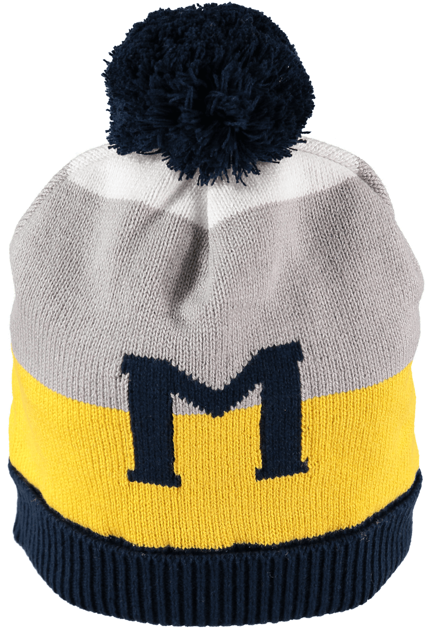 Mitch & Son Navy & Yellow Hat & Scarf Set - MS1039