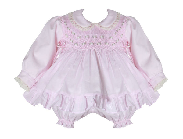 Pretty Originals Smocked Dress, Bloomers & Headband - MT00782