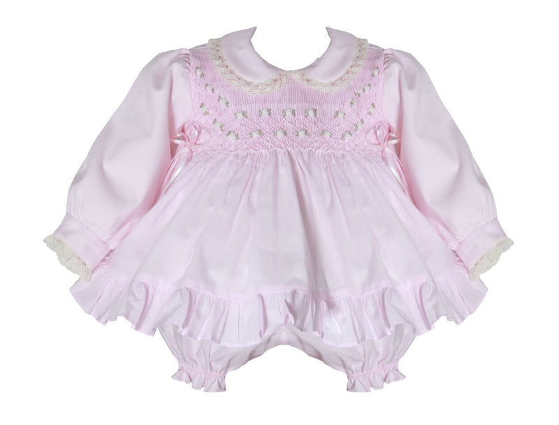 Pretty Originals Smocked Dress, Bloomers & Headband - MT00782