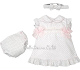 Pretty Originals Baby Girls Spotted Dress Set MT02013