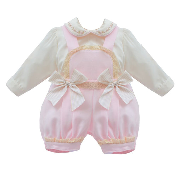 Pretty Originals Dungaree Set With Matching Headband MT00830