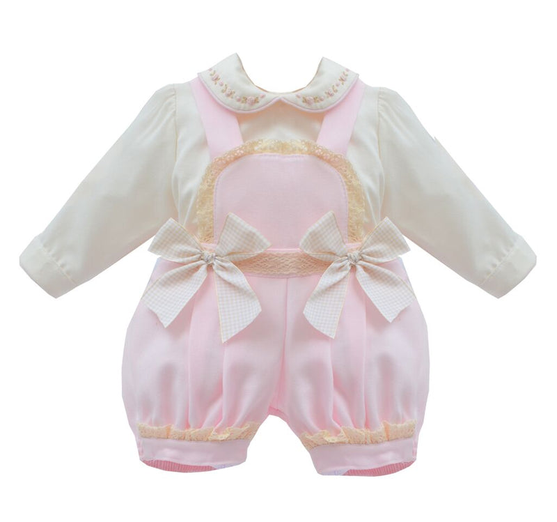 Pretty Originals Dungaree Set With Matching Headband MT00830