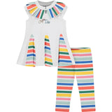 A Dee Stripe Bow Hairclip - S231905 - URENNA