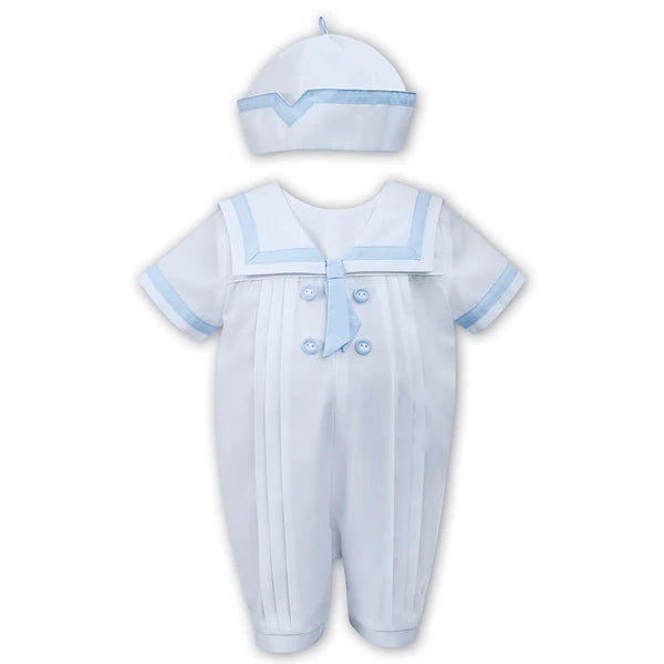 Sarah Louise Sailor Romper/Shortie For Baby Boy 011874