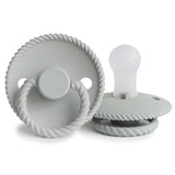 FRIGG Pacifier - Dummy - New Rope Silicone - Silver Grey