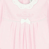 TUTTO PICCOLO Baby Girls Pink Logo Babygrow 1181
