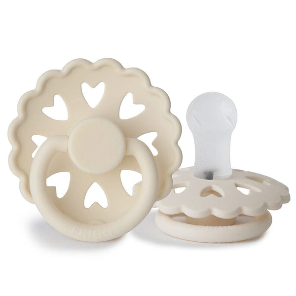 FRIGG Pacifier - Dummy - Fairytale Silicone - Cream - The Ugly Duckling