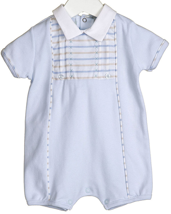 Blues baby boys romper VV0240 - Blue