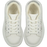 A*Dee Chunky Star Trainers - Bright White - 1001