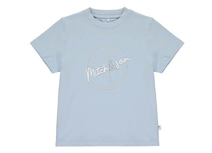 Mitch & Son Circle Signature Jersey Shorts & T-shirt Set - Pale Blue - MS22109 - ANTON