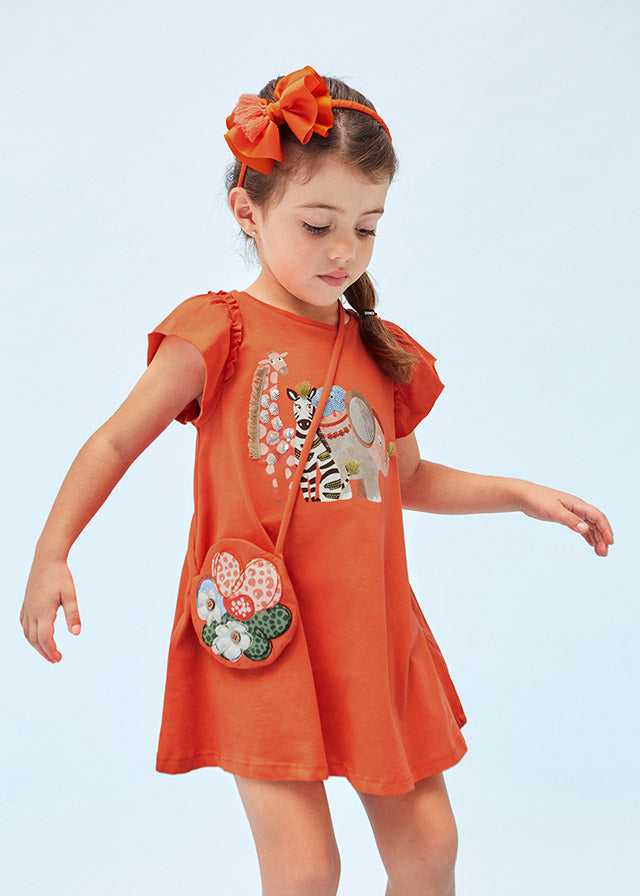 Mayoral Girls Sundress With Matching Bag 3947