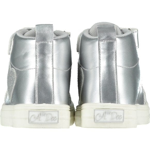 A Dee Silver Glitter High Top Trainers - W225103