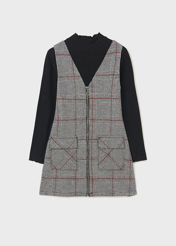 Mayoral Checked Pinafore set for older girl 7948