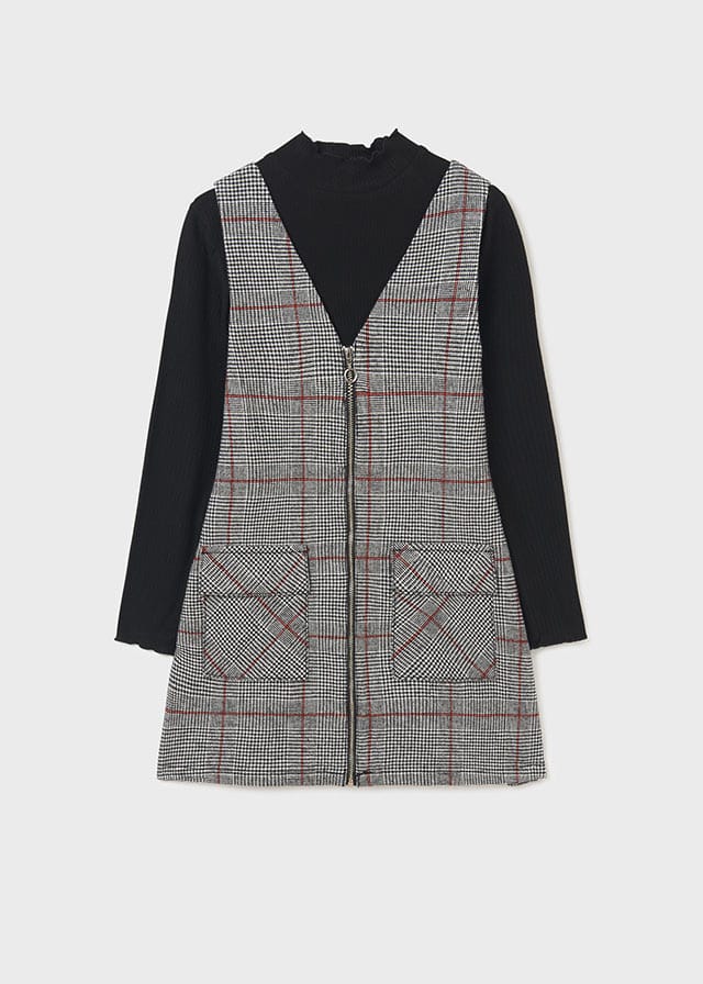 Mayoral Checked Pinafore set for older girl 7948