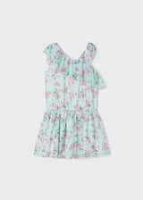 Mayoral girls Chiffon print jumpsuit - 3842