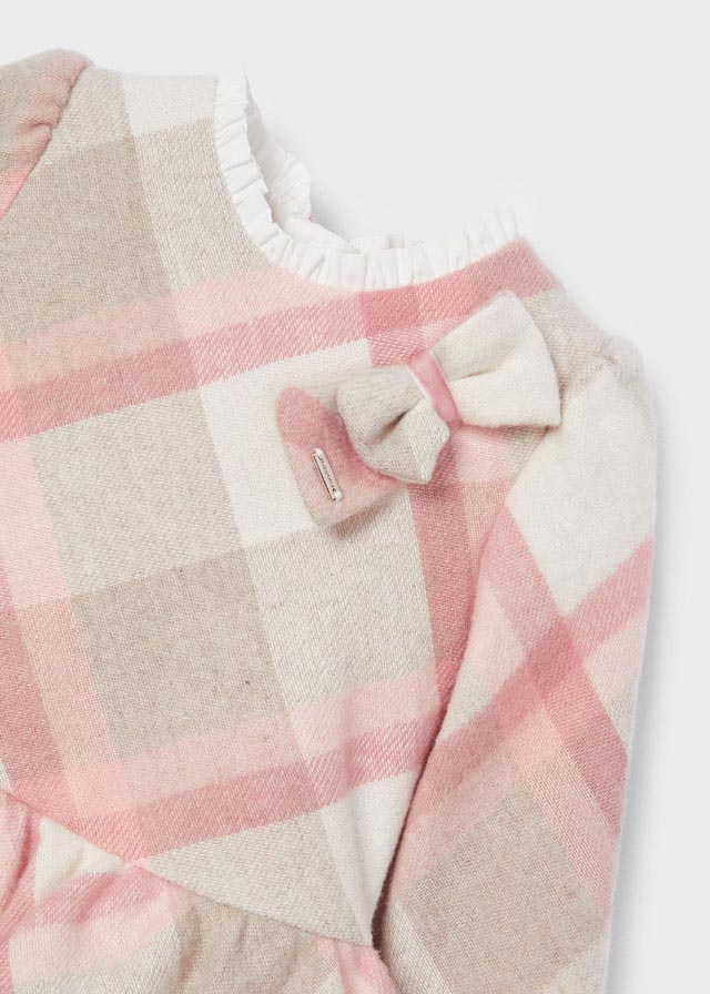 Mayoral Plaid Long Sleeved Winter Dress - 2947