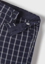 Mayoral White Shirt & Navy Shorts Set - 1232