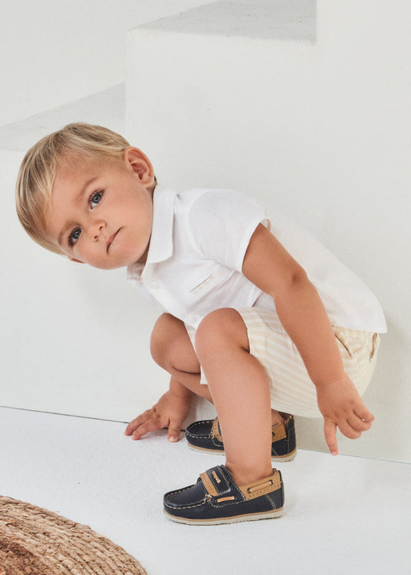 Mayoral Smart Shirt & Shorts Set - 1232 -