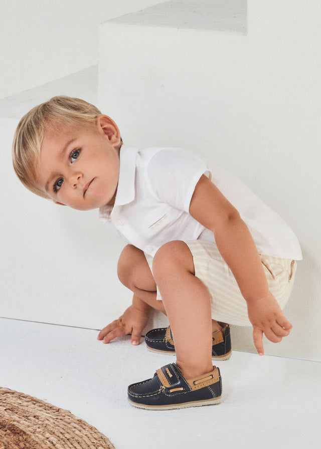 Mayoral Smart Shirt & Shorts Set - 1232 -